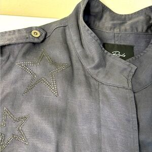 Rails Rowen Dark Gray Jacket with Embroidered Stars